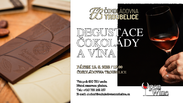 Degustace čokolády a vína / Čokoládovna Troubelice