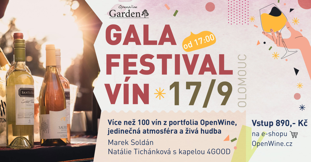 Gala festival vín / Olomouc